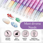 ⏳Time-limited 50% off⏰12 Colors Nail Art Pens Set🎨