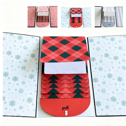 🏆Flash Sale⚡50K+ SOLD! Almost Gone-🎅Handmade Christmas gift card booklet