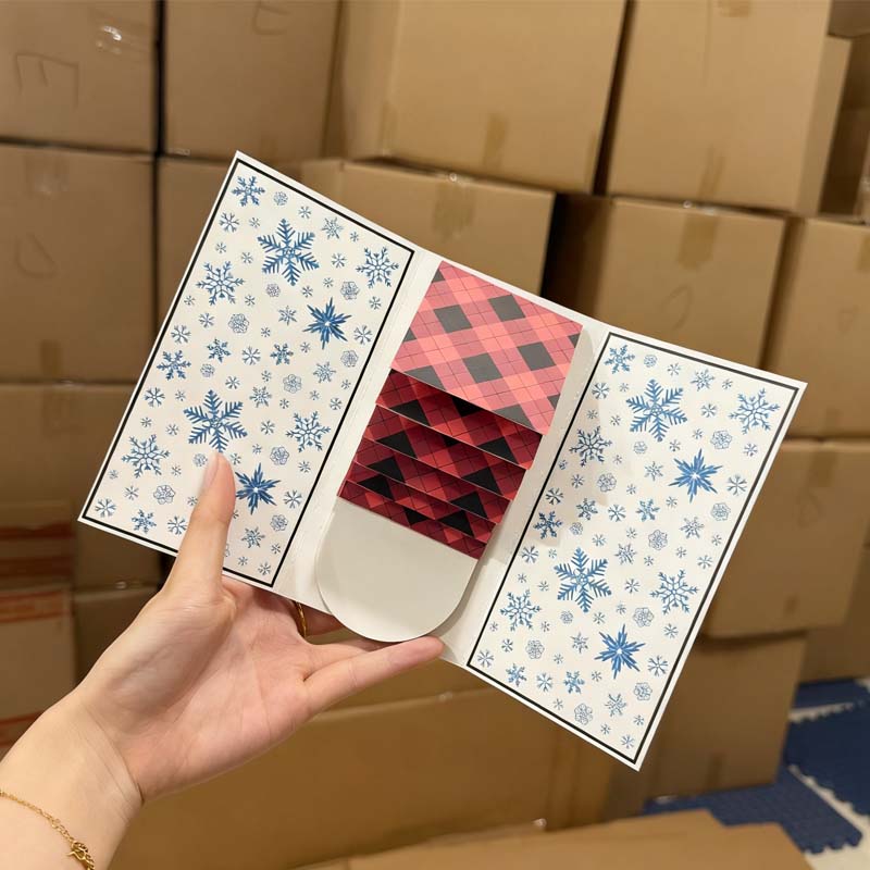 🏆Flash Sale⚡50K+ SOLD! Almost Gone-🎅Handmade Christmas gift card booklet