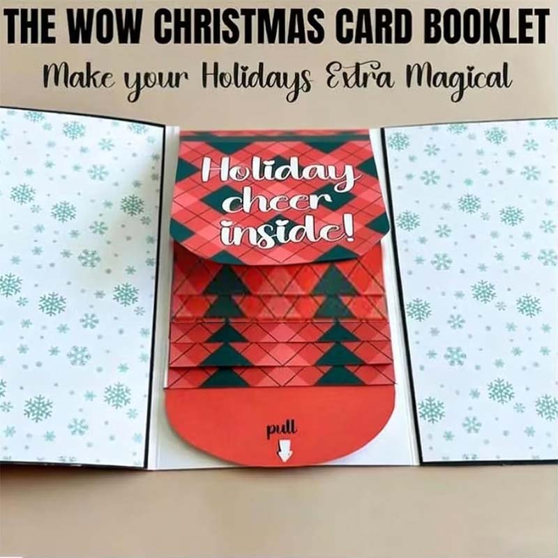 🏆Flash Sale⚡50K+ SOLD! Almost Gone-🎅Handmade Christmas gift card booklet