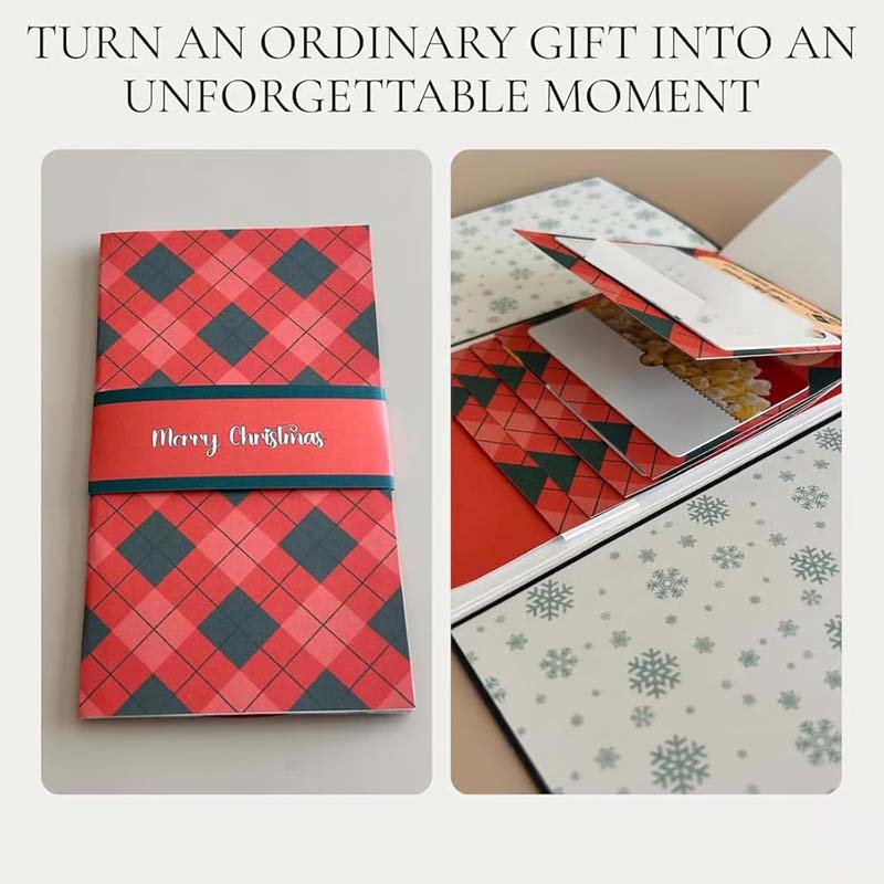 🏆Flash Sale⚡50K+ SOLD! Almost Gone-🎅Handmade Christmas gift card booklet
