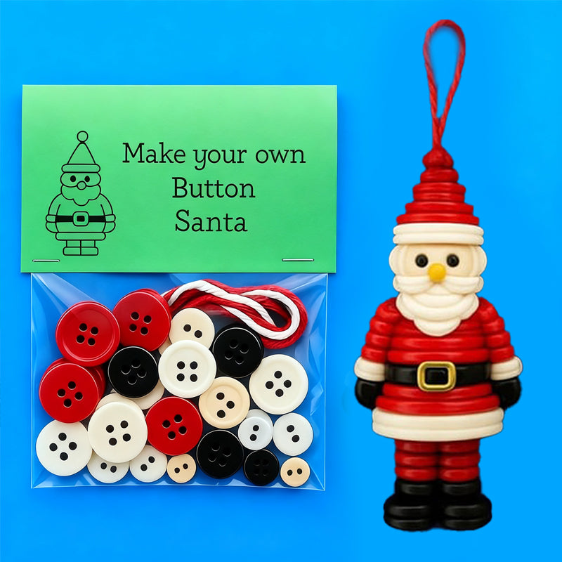 ⏰Last Day Promotion✨DIY Button Ornament Kit🎅🎄