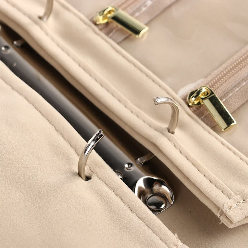 🔥Elegant Portable Checkered Jewelry Storage Bag