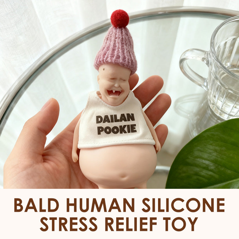 💥LAST DAY SALE 75% OFF⏰Bald Human Silicone Stress Relief Toy