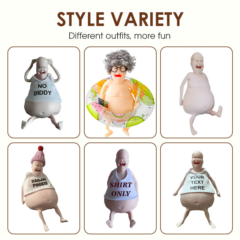 💥LAST DAY SALE 75% OFF⏰Bald Human Silicone Stress Relief Toy