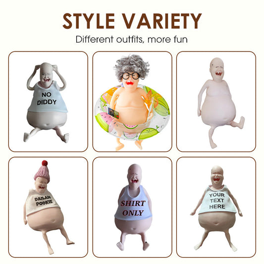 💥LAST DAY SALE 75% OFF⏰Bald Human Silicone Stress Relief Toy