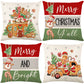 Cute Christmas Print Pillow Cover