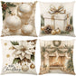 Cute Christmas Print Pillow Cover