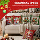 🔥LAST DAY SALE 56% OFF🔥Cute Christmas Print Pillow Cover