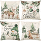 🔥LAST DAY SALE 56% OFF🔥Cute Christmas Print Pillow Cover