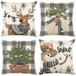 🔥LAST DAY SALE 56% OFF🔥Cute Christmas Print Pillow Cover