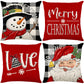 🔥LAST DAY SALE 56% OFF🔥Cute Christmas Print Pillow Cover