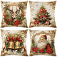 🔥LAST DAY SALE 56% OFF🔥Cute Christmas Print Pillow Cover