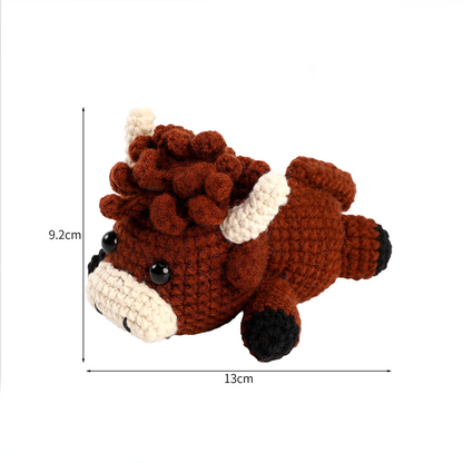 🧵DIY Hand-Knitted Animal Kit for Beginner