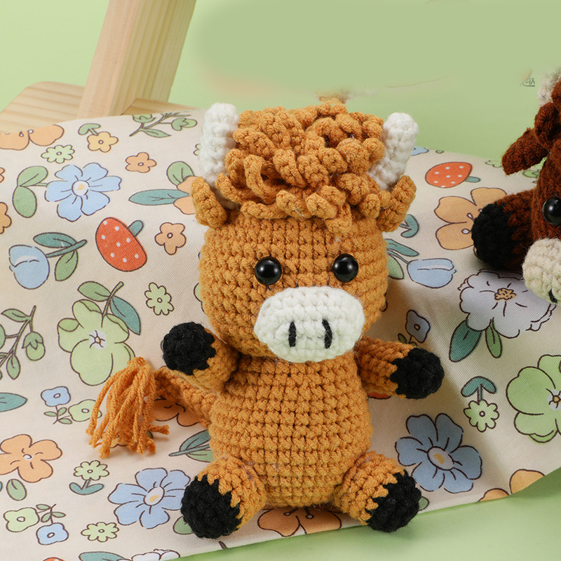 🧵DIY Hand-Knitted Animal Kit for Beginner