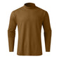 Mens High Neck Slim Fit Long Sleeve T-shirt（50% OFF）