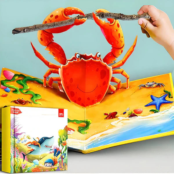 ✨【Kids’ 3D Pop-Up Animal Book - Interactive Early Learning Essential】✨