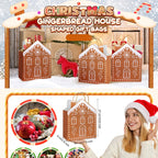 Festive Gingerbread House Treat Bags with Handles