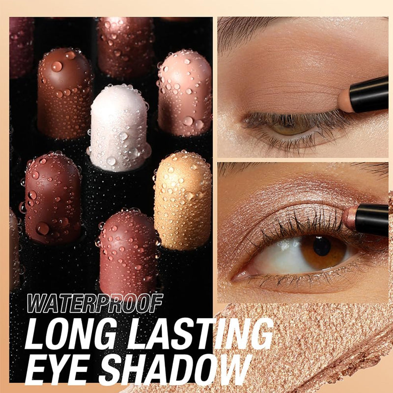 🎅ONLY TODAY -￡9.99 FOR 8 PCS!!🎄50K+ SOLD! 🎁✨8 Colors Glitter Eyeshadow Stick