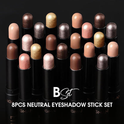 🎅ONLY TODAY -￡9.99 FOR 8 PCS!!🎄50K+ SOLD! 🎁✨8 Colors Glitter Eyeshadow Stick