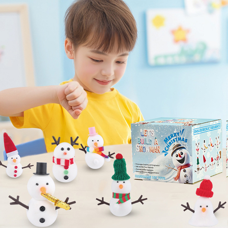 50% OFF🎁Create your very own unique snowman!☃️ -✨【DIY Christmas Snowman Crafts Sets for Kids】✨