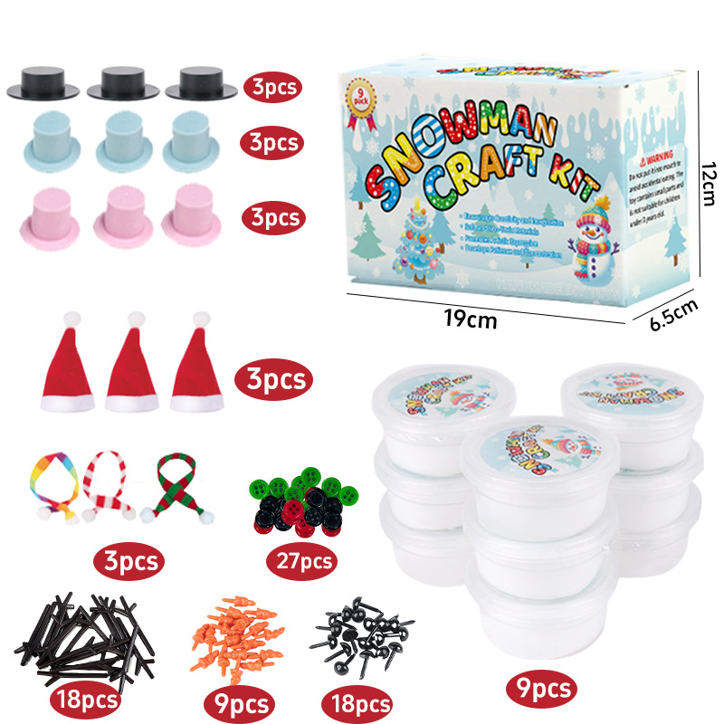 50% OFF🎁Create your very own unique snowman!☃️ -✨【DIY Christmas Snowman Crafts Sets for Kids】✨