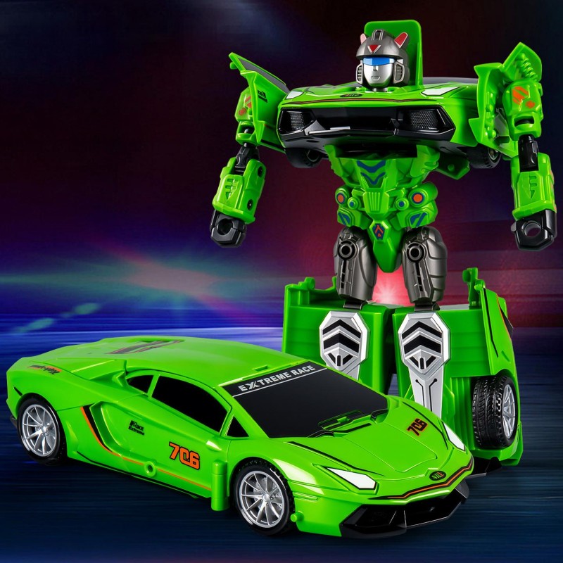 Collision Transform Toy Car for Kids