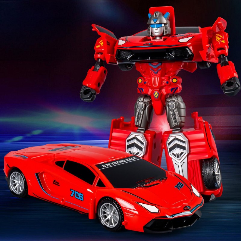 Collision Transform Toy Car for Kids