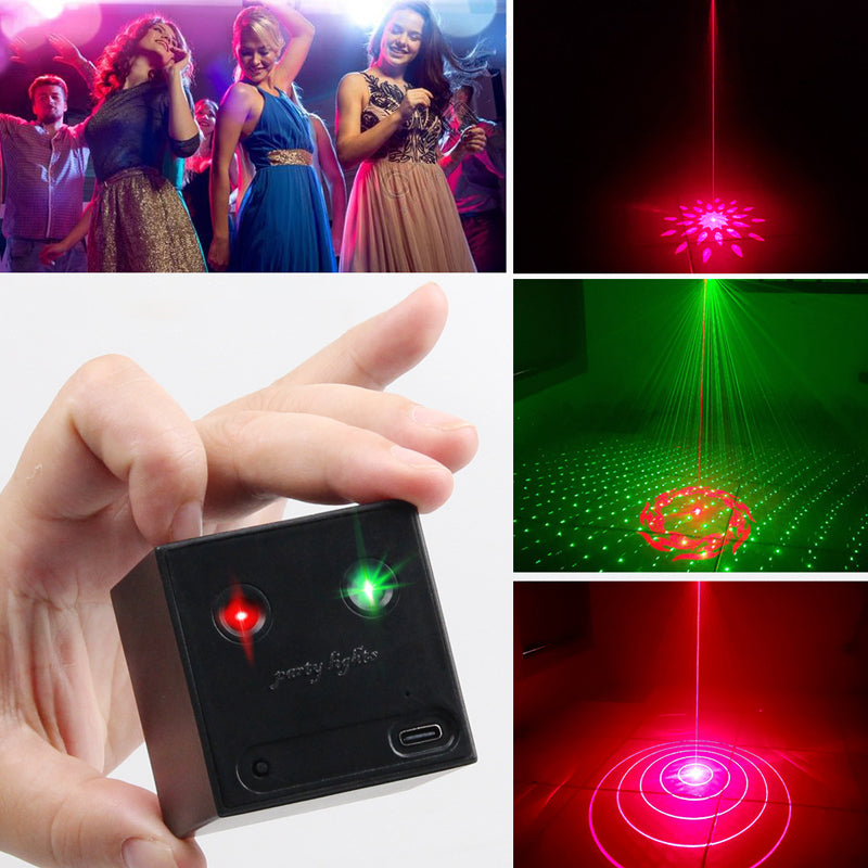 Rechargeable & Portable RGB Laser Party Light