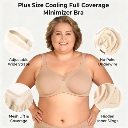 🎁Last Day Promotion 49% OFF💐Women's Elegant Sheer Full Coverage Plus Size Bra