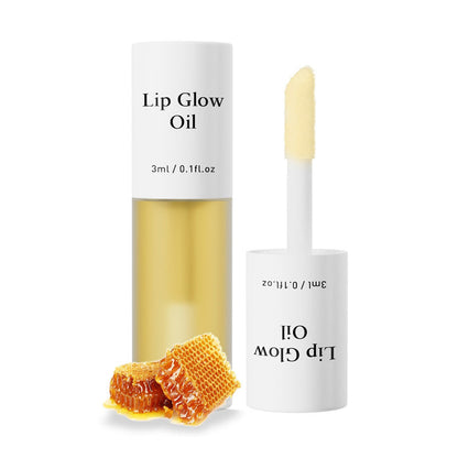 🍓🌸 Fruity and floral lip oil|Burst water moisturizing Mirror water, tender enough to pinch out water~