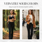 High Waisted Scrunch Butt Lifting Tummy Control Pocket Shaping Yoga Bootcut Leggings