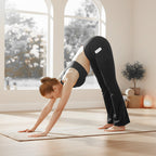 High Waisted Scrunch Butt Lifting Tummy Control Pocket Shaping Yoga Bootcut Leggings