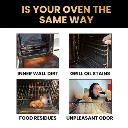 🧼 BUY 2 GET 1 FREE! ✨ Oven & Grill Cleaner Spray – Dissolves Grease in 5 Mins, No Scrubbing & Eliminates Odors 🔥  21 Reviews