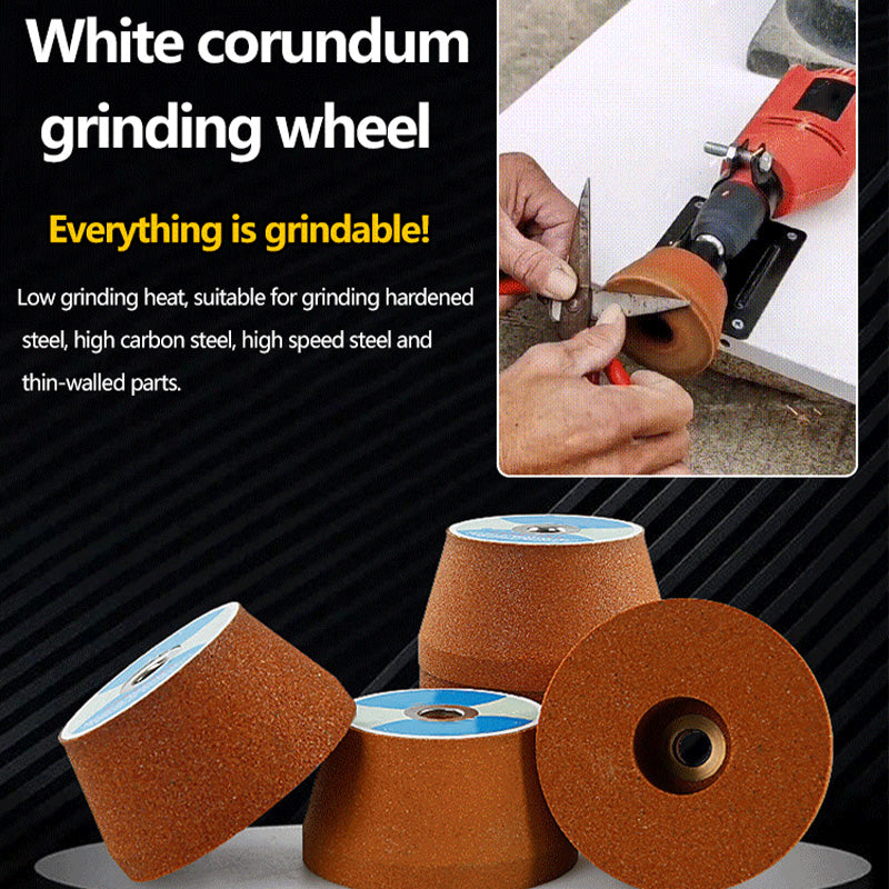 📢📢50%  OFF !! ⏰Ultra-Durable White Corundum Metal Grinding Wheel - Powerful Rust Removal and Smooth Grinding