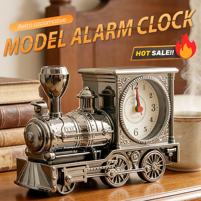 📢📢49% OFF !! ⏰Retro Locomotive Model Alarm ClockRetro Locomotive Model Alarm Clock