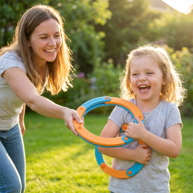 Detachable Whistling Flying Ring Toy