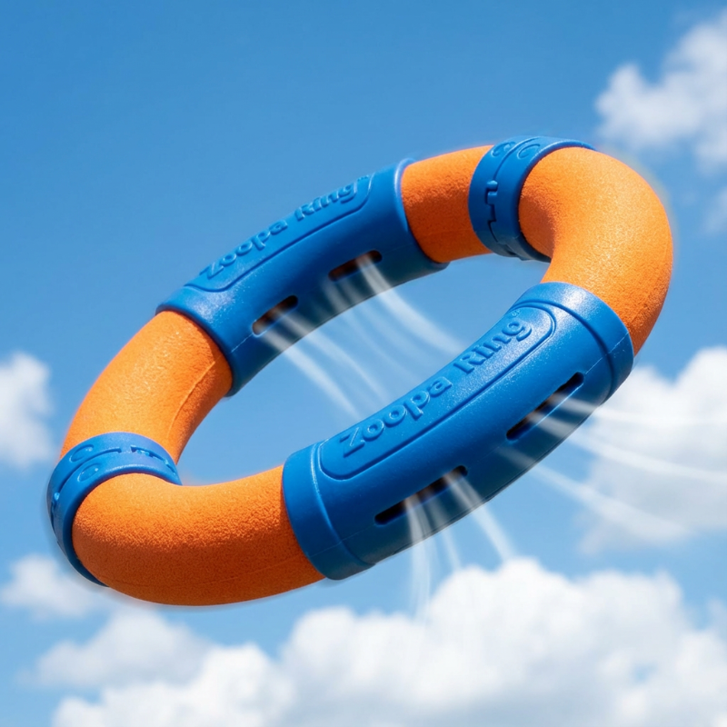 Detachable Whistling Flying Ring Toy