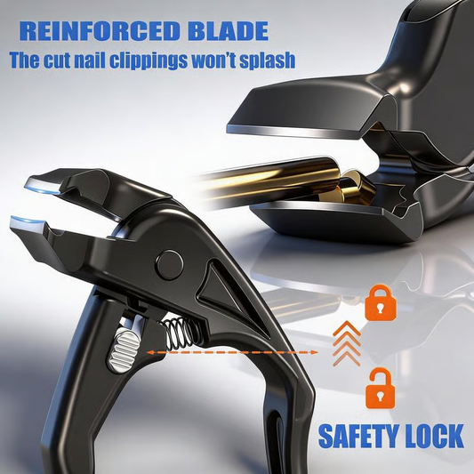 ✂️ Perfect Curved Design | Stainless Steel Nail Clipper | Effortless Grip for Seniors ✨【-50%】