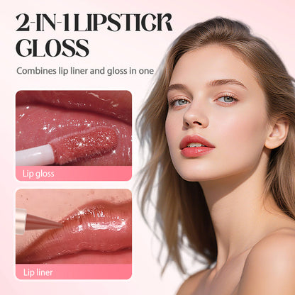 💥🎁LAST DAY BUY 1 GET 1 FREE!!🔥3-in-1 Matte Lipstick & Shine Lip Gloss
