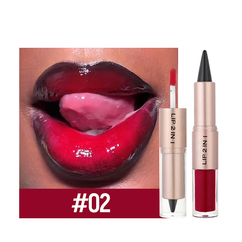 💥🎁LAST DAY BUY 1 GET 1 FREE!!🔥3-in-1 Matte Lipstick & Shine Lip Gloss