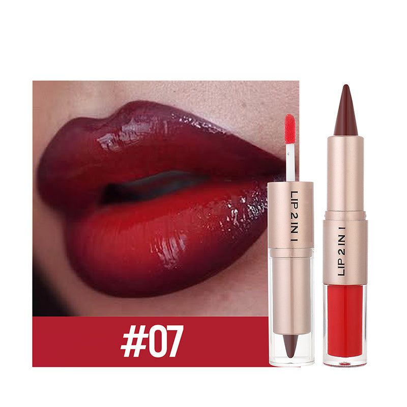 💥🎁LAST DAY BUY 1 GET 1 FREE!!🔥3-in-1 Matte Lipstick & Shine Lip Gloss