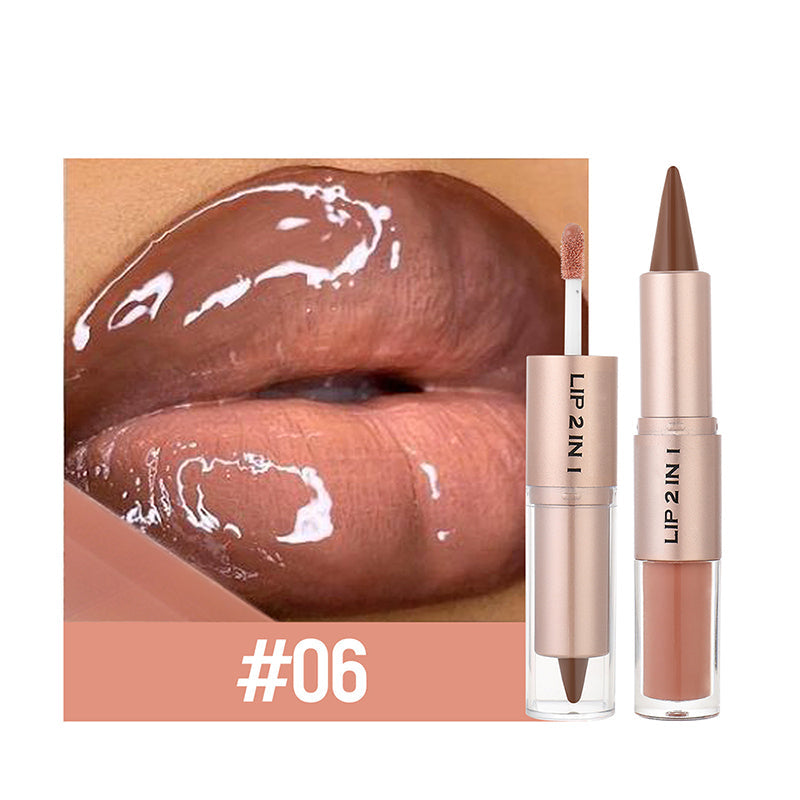 💥🎁LAST DAY BUY 1 GET 1 FREE!!🔥3-in-1 Matte Lipstick & Shine Lip Gloss