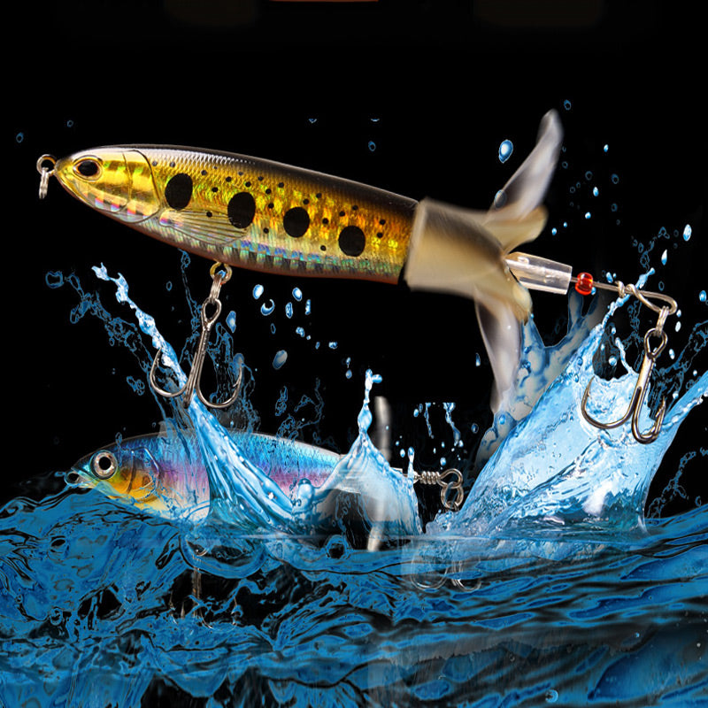 Propeller Floating Rotating Tail Fish Bait