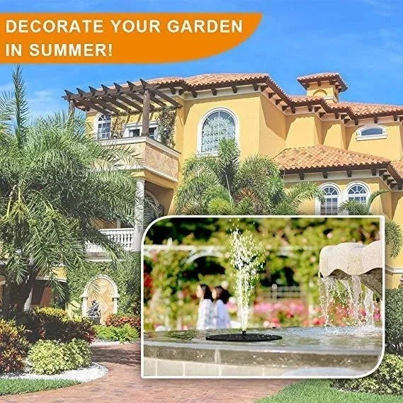 ⏳Time-Limited Special⏰Compact Solar Bird Fountain Pump – Keep Your Garden Alive! 🐦️
