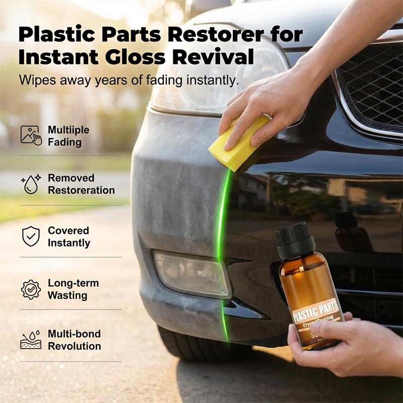 Buy 1 get 1 free  🔥 Car Plastic Parts Crystal Coating Restorer