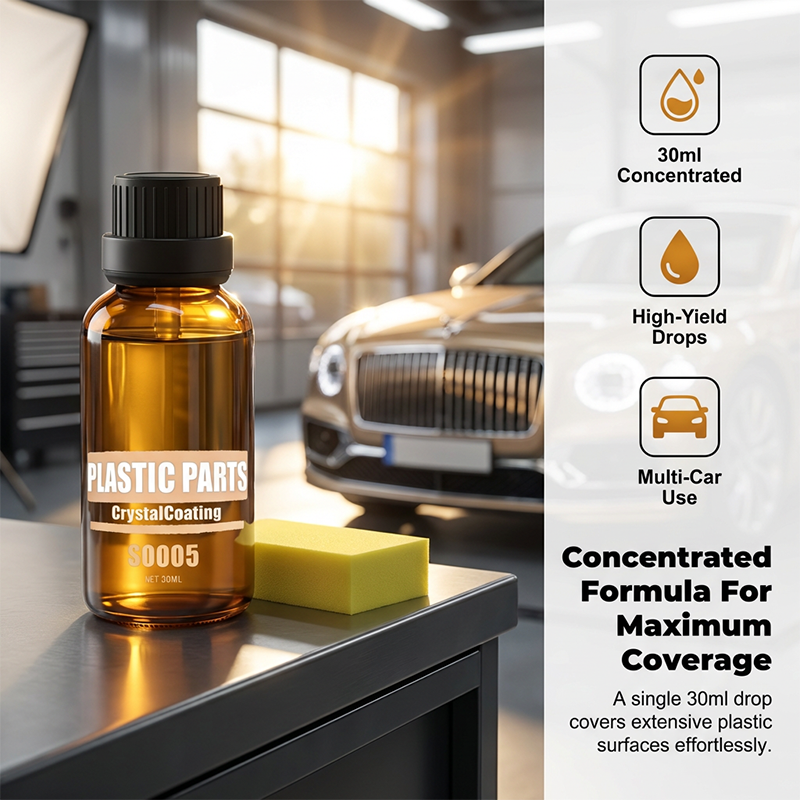 Buy 1 get 1 free  🔥 Car Plastic Parts Crystal Coating Restorer
