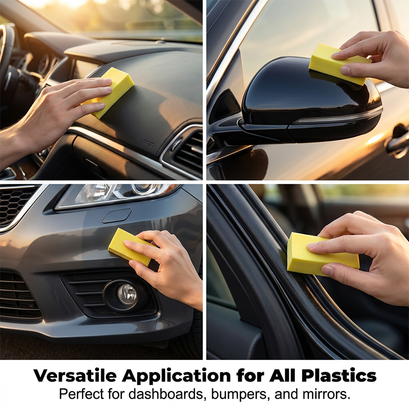 Buy 1 get 1 free  🔥 Car Plastic Parts Crystal Coating Restorer