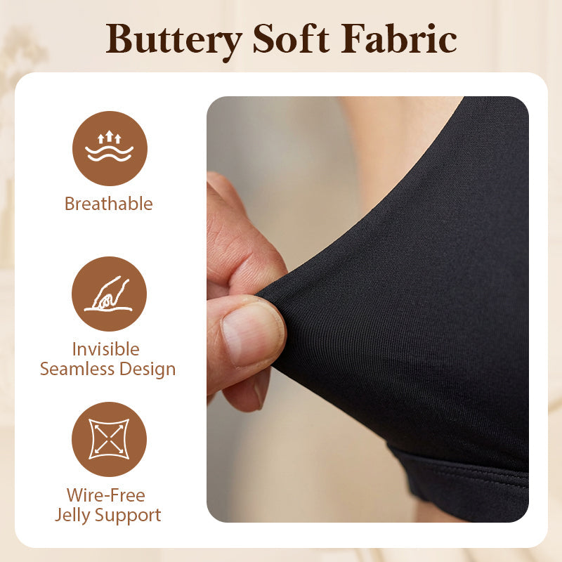 LAST DAY - BUY 1 GET 1 FREE👇Women's Wire-Free Jelly Support Triangle Bralette
