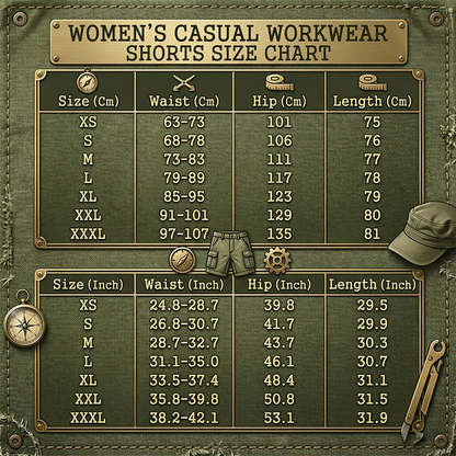 🌺Summer Hot Sale 65% OFF💐Women's Quick-Dry Cargo Shorts with Pockets